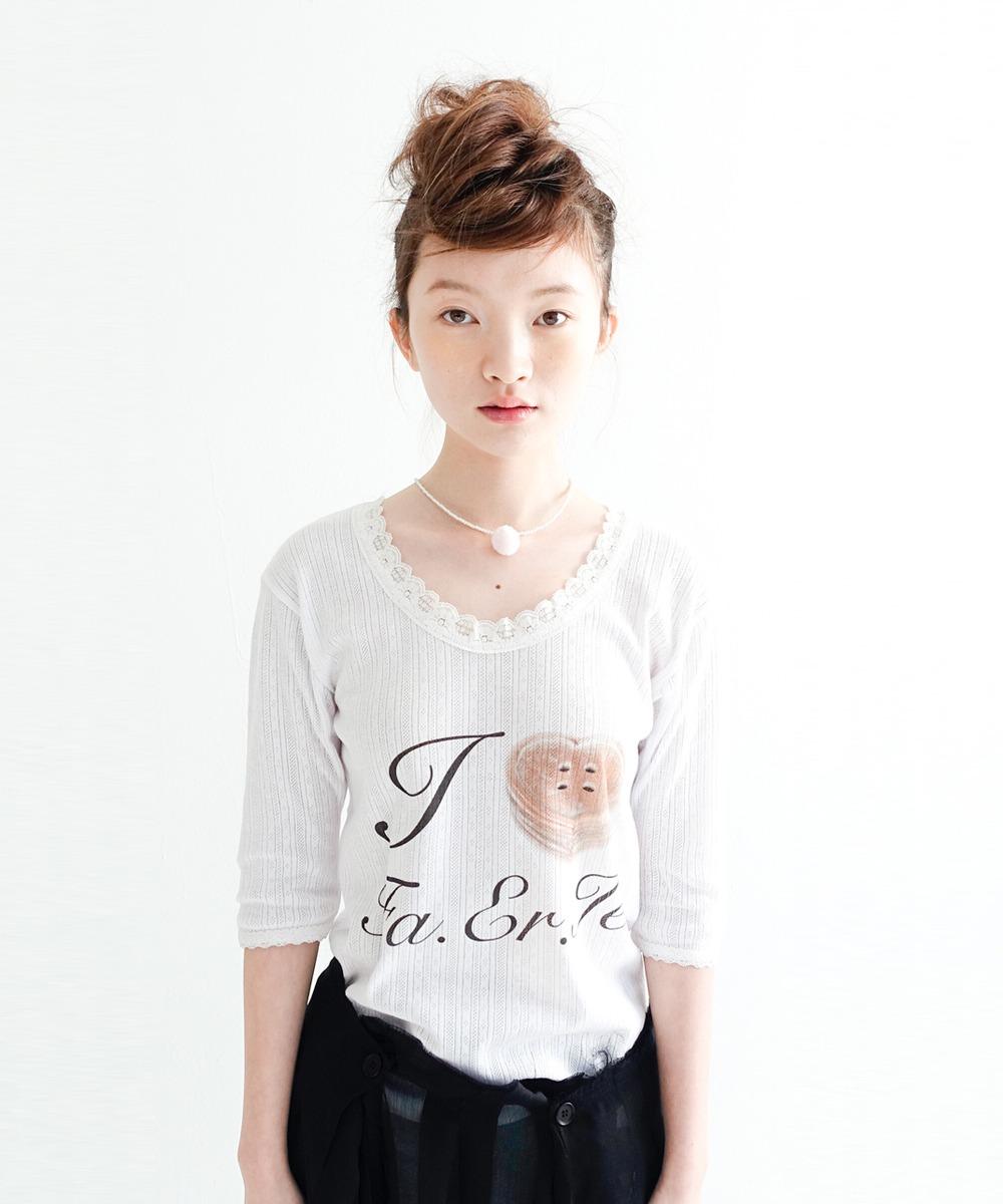 I ❦ fa.er.ie lace T-shirt (ivory)