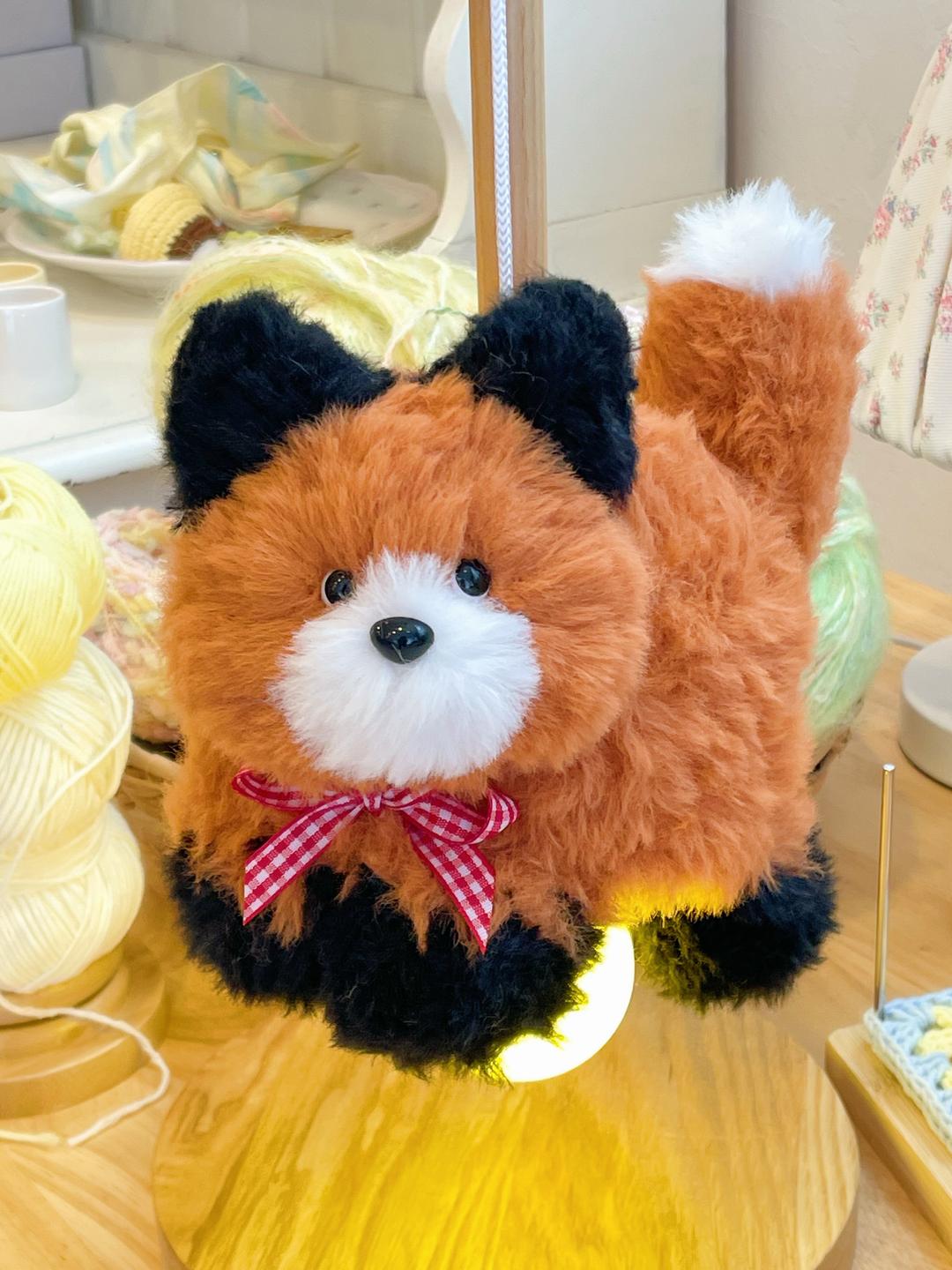 플러피 여우 무드등