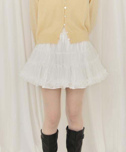 Dot Tutu Skirt (Ivory)