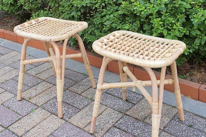 몰디브 천연 라탄의자