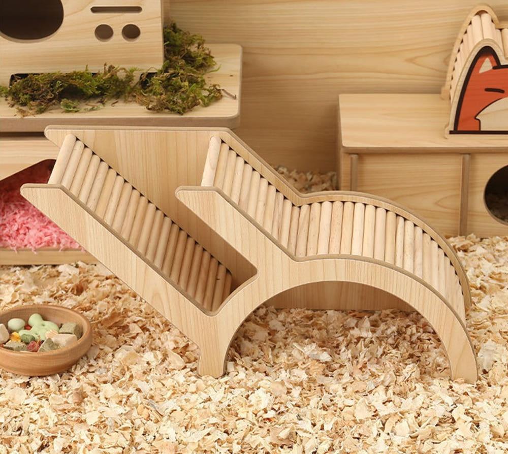 햄스터 나무동굴 은신처 땅굴존 지하터널 은신처 관찰존 3가지 미로형 아치형 사각형