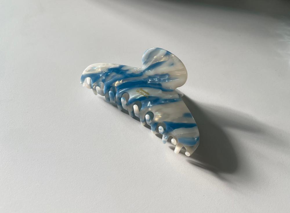 nudea - 누데아 블루 레모네이드 집게핀 바렛 긴머리 올림머리 셀룰로오스 프랑스메이드