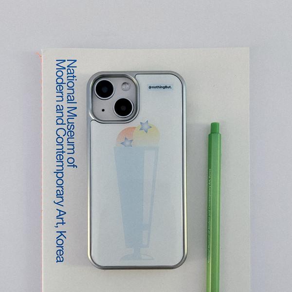 sweet summer taste! case (iceblue) - silver epoxy