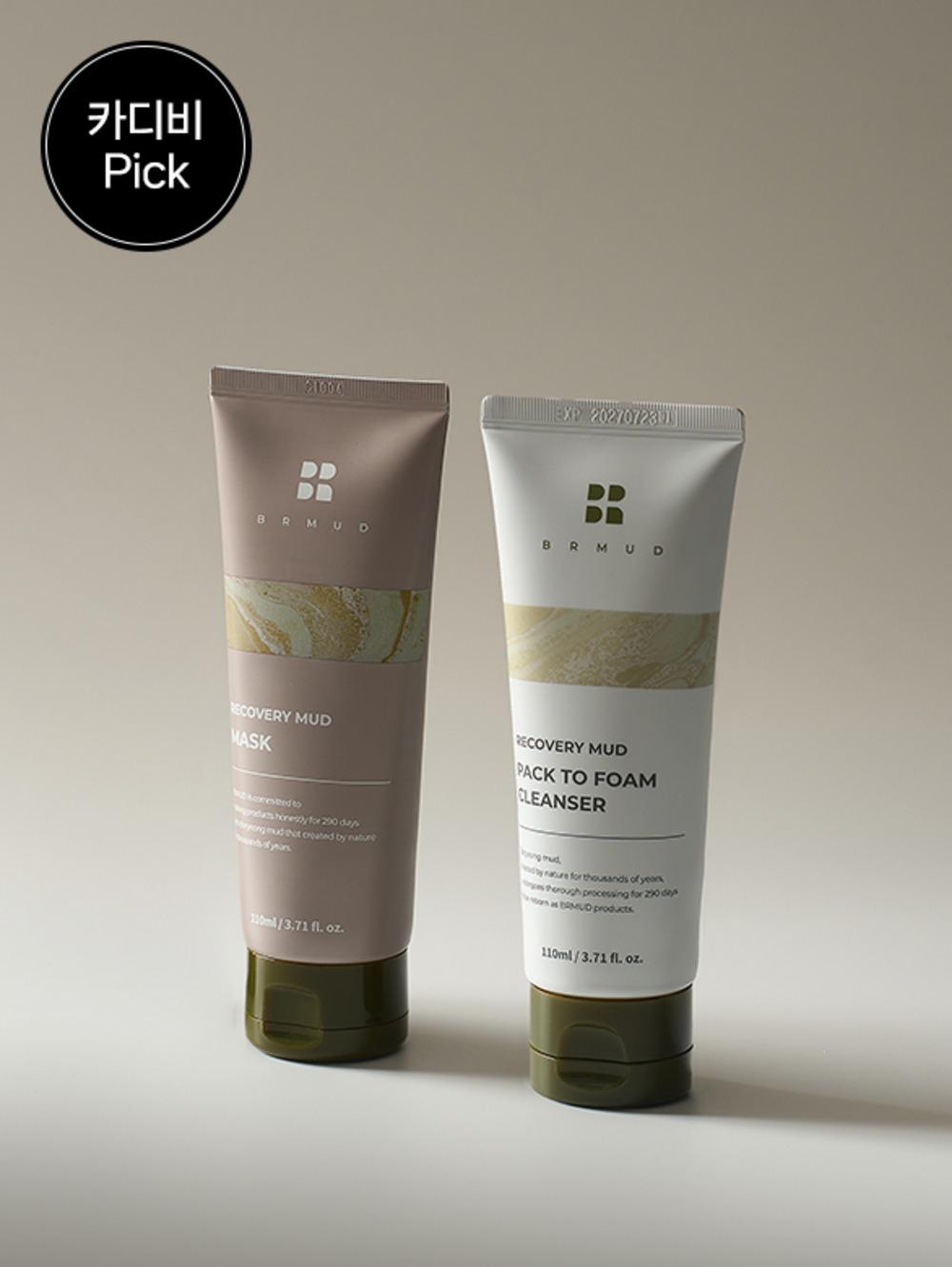 [비밀링크] ★BEST★ 머드 마스크 110ml + 팩투폼 클렌저 110ml