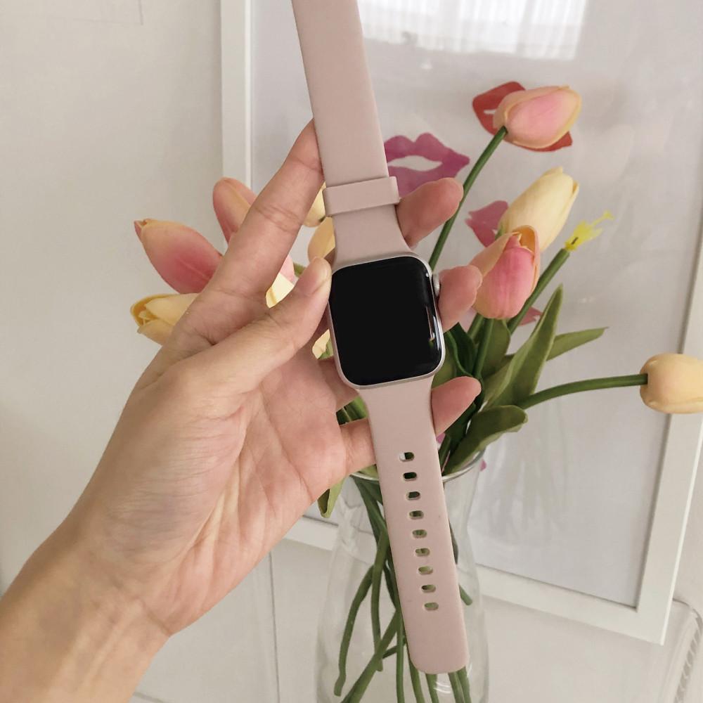 애플워치 SE 7 6 5 4 3 소프트 실리콘 스트랩 밴드