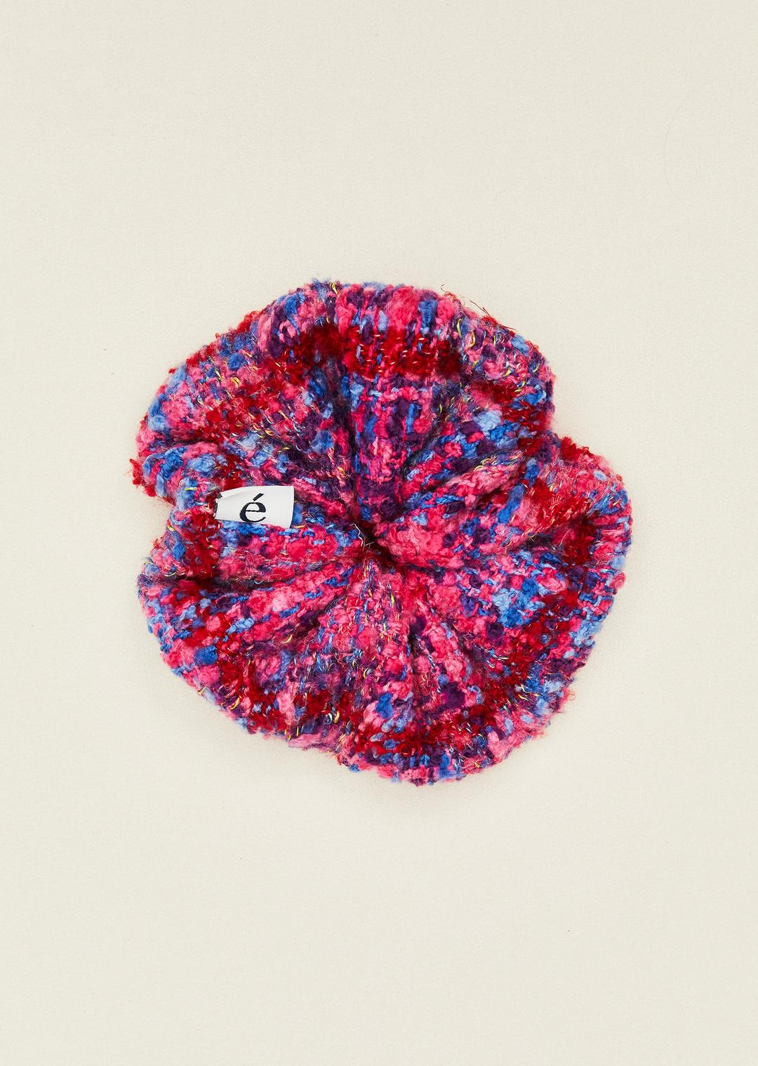 [20% OFF] Tweed Scrunchie (Red)