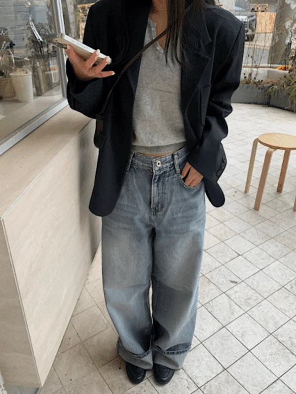 [추천] 310 아카이브 와이드 데님 (1col)