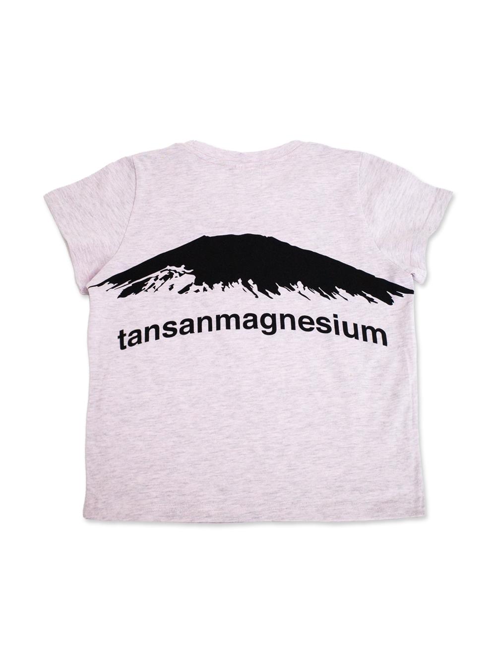 Mountain W Tee in Light Pink