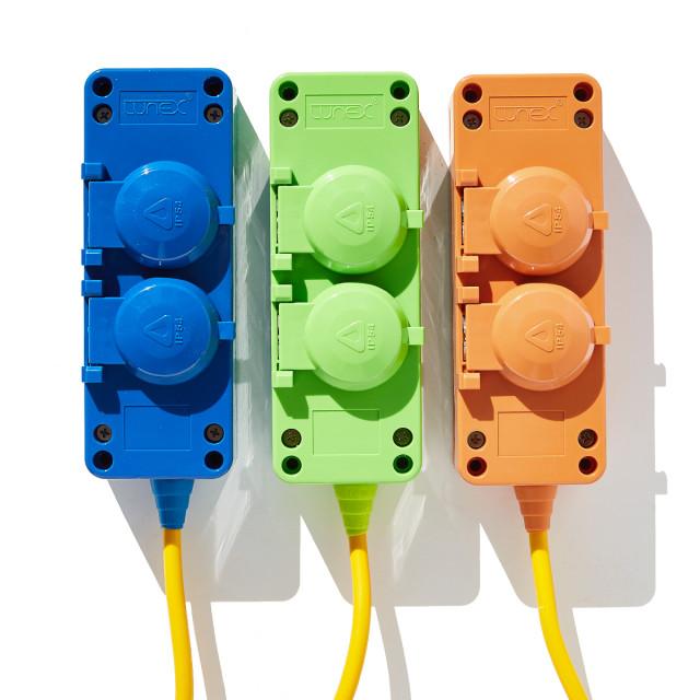 [사무엘스몰즈][SAMUEL SMALLS] IP54 MULTI PLUG - YELLOW CABLE