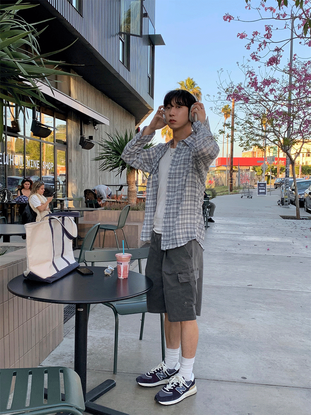 Dying cargo half pants