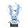 Ribbon bunny keyring (Romi)