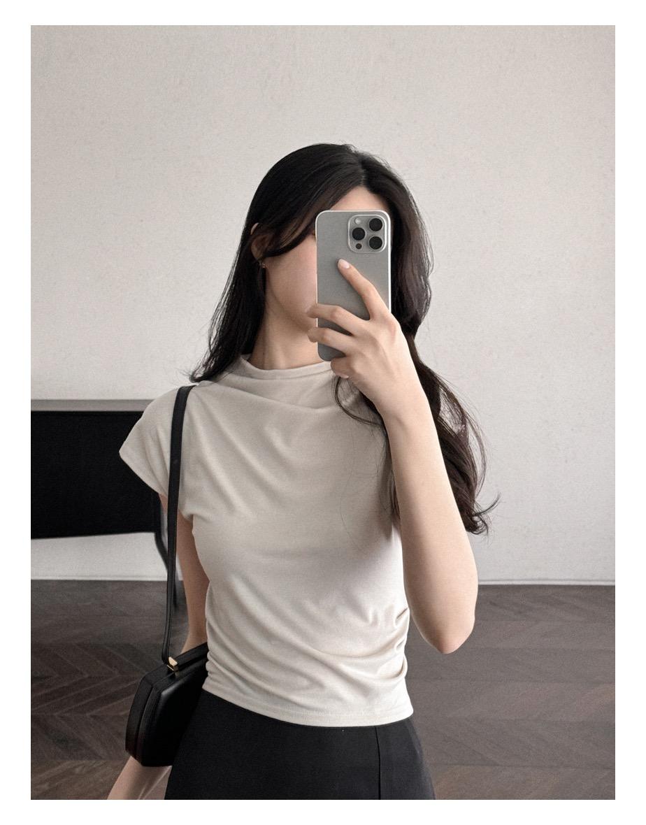 리모네 캡 슬리브 티 (3colors)