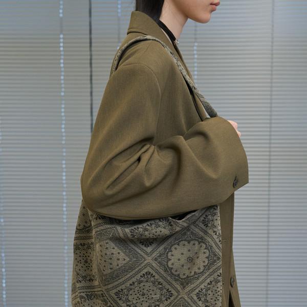 Paisley Shoulder Bag (Gray)