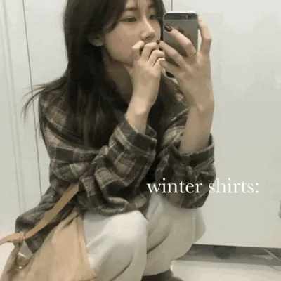 (2colors/두툼🌰) 데일리 오버핏 체크 셔츠 포켓 남방