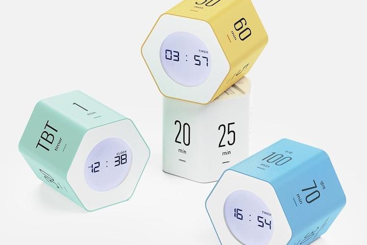 멀티 육각 시계 타이머 카운트업 공부 요리 쿠킹 큐브타이머 주방 타이머