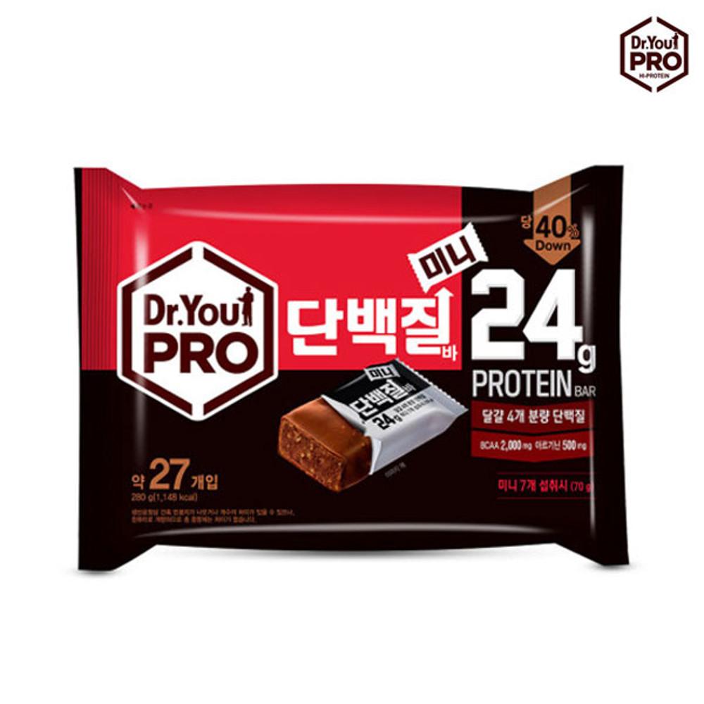 오리온 닥터유 프로단백질바미니 280g(약27개입) 단백질간식 프로틴 영양바 식사대용