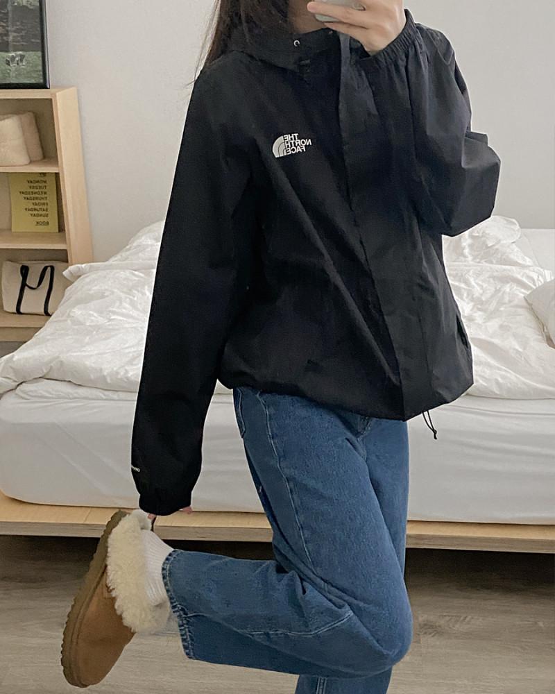 노스페이스 여성 플러스사이즈 안토라 후드 바람막이 자켓 2컬러