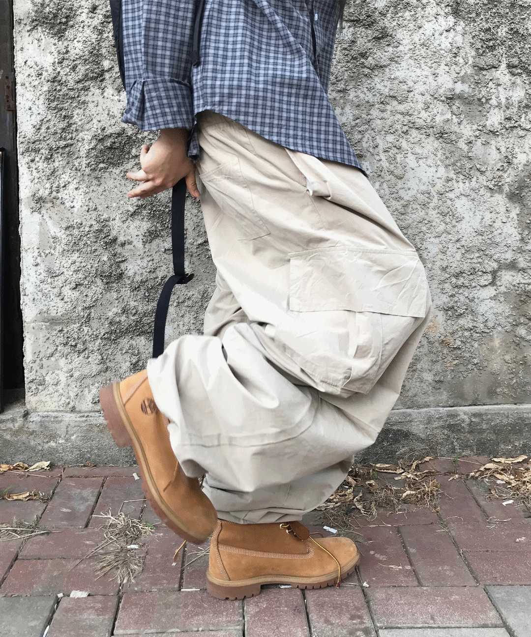 LT 위켄드 피치 카고 벌룬팬츠