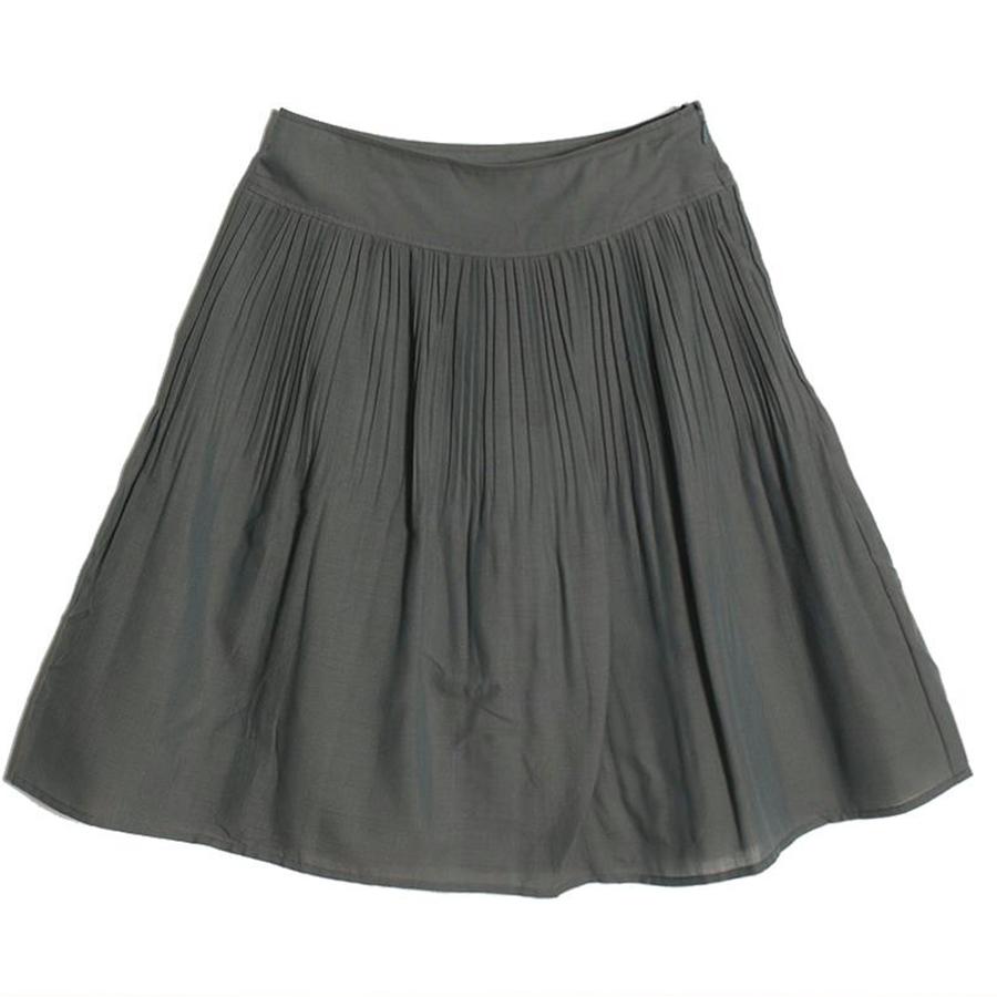 middle pleats skirt