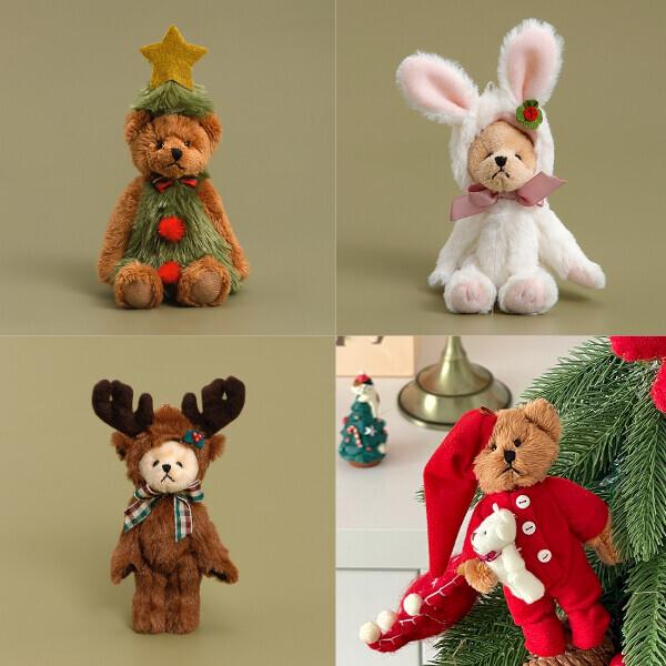 Handmade Taddy Bear Pendant Charm