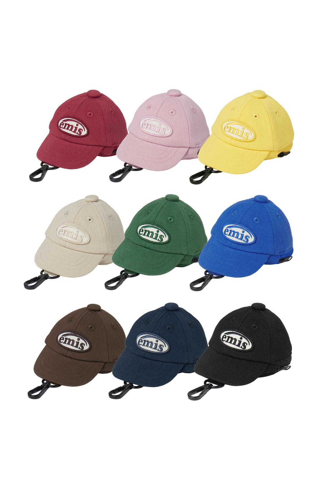 BALL CAP POUCH KEYRING