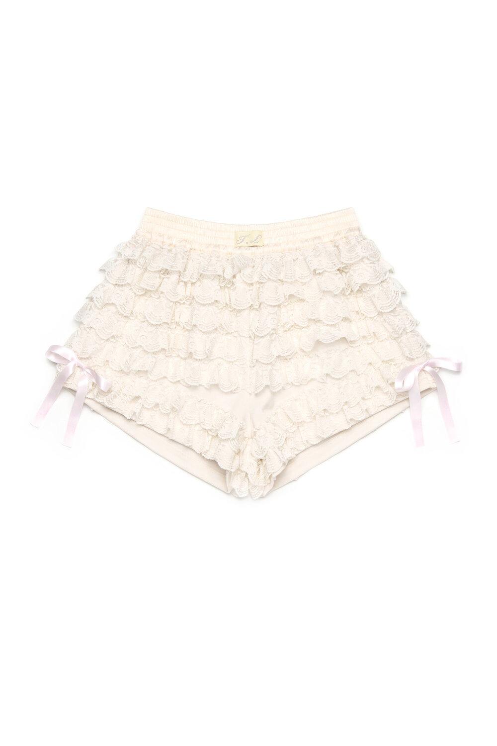 Petite lace briefs (Ivory) /pre-order