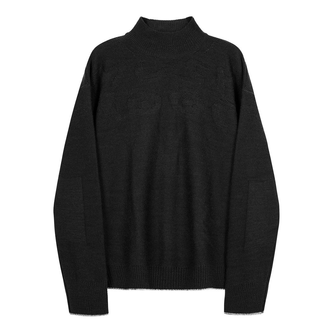 Mu(sh) Ro(oc) Knitted L/SL_11UFN101 BLACK