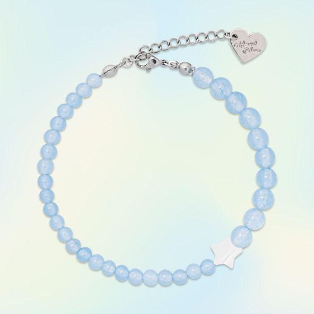 [위아이 김요한] 오션 스타 천연석 자개 팔찌 (변색/알러지 X, 써지컬, 레이어드)