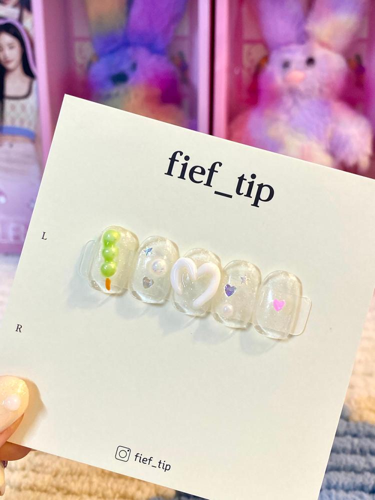 샤인머스켓 탕후루 수제네일팁