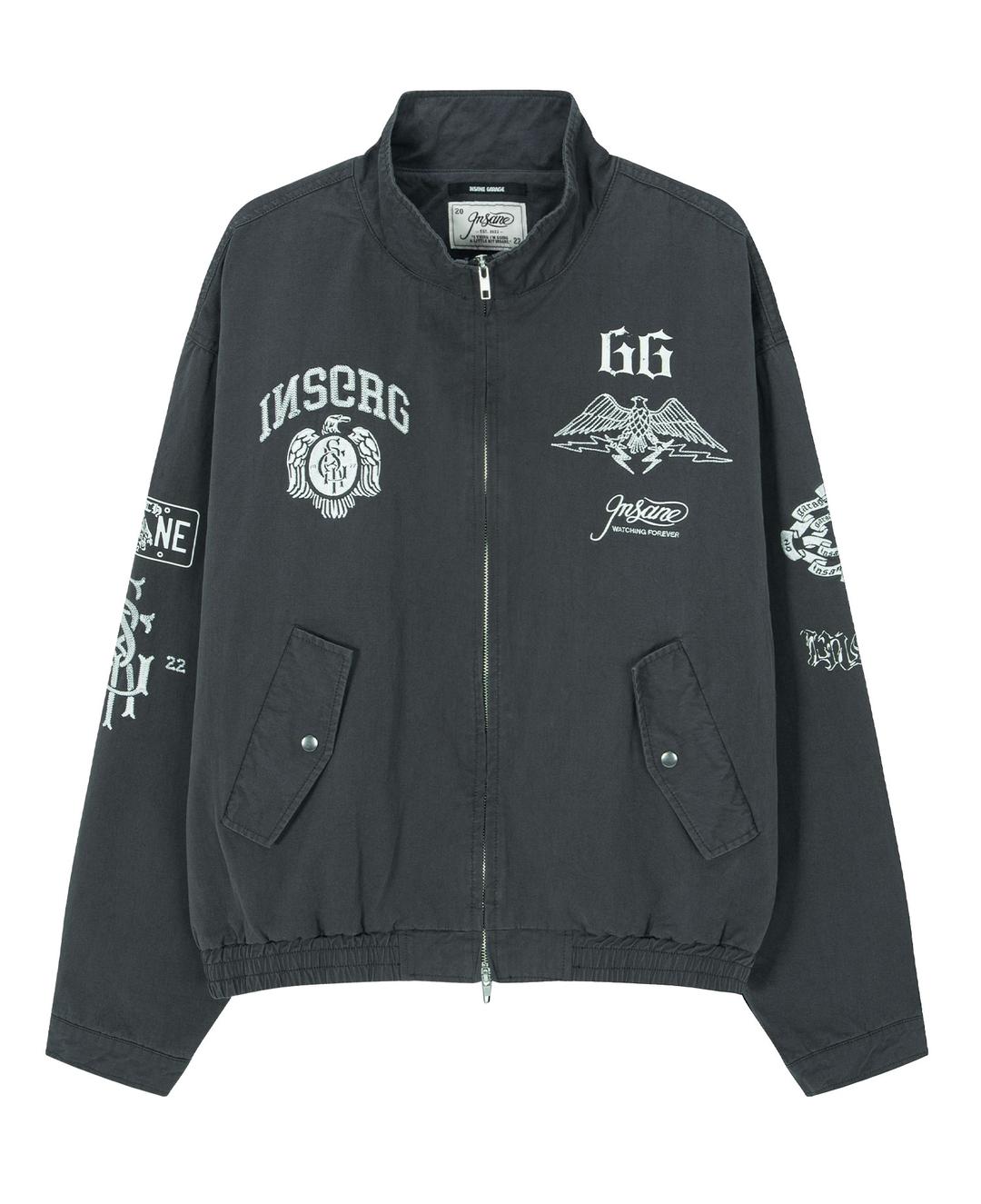 INSANE HARRINGTON JACKET_CHARCOAL