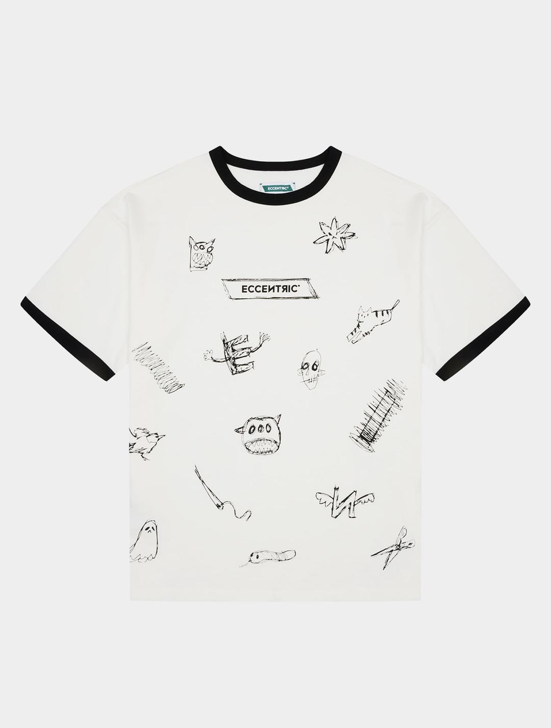 패턴 그래픽 티셔츠