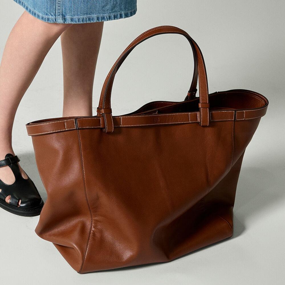 셀러리 빅백_cognac