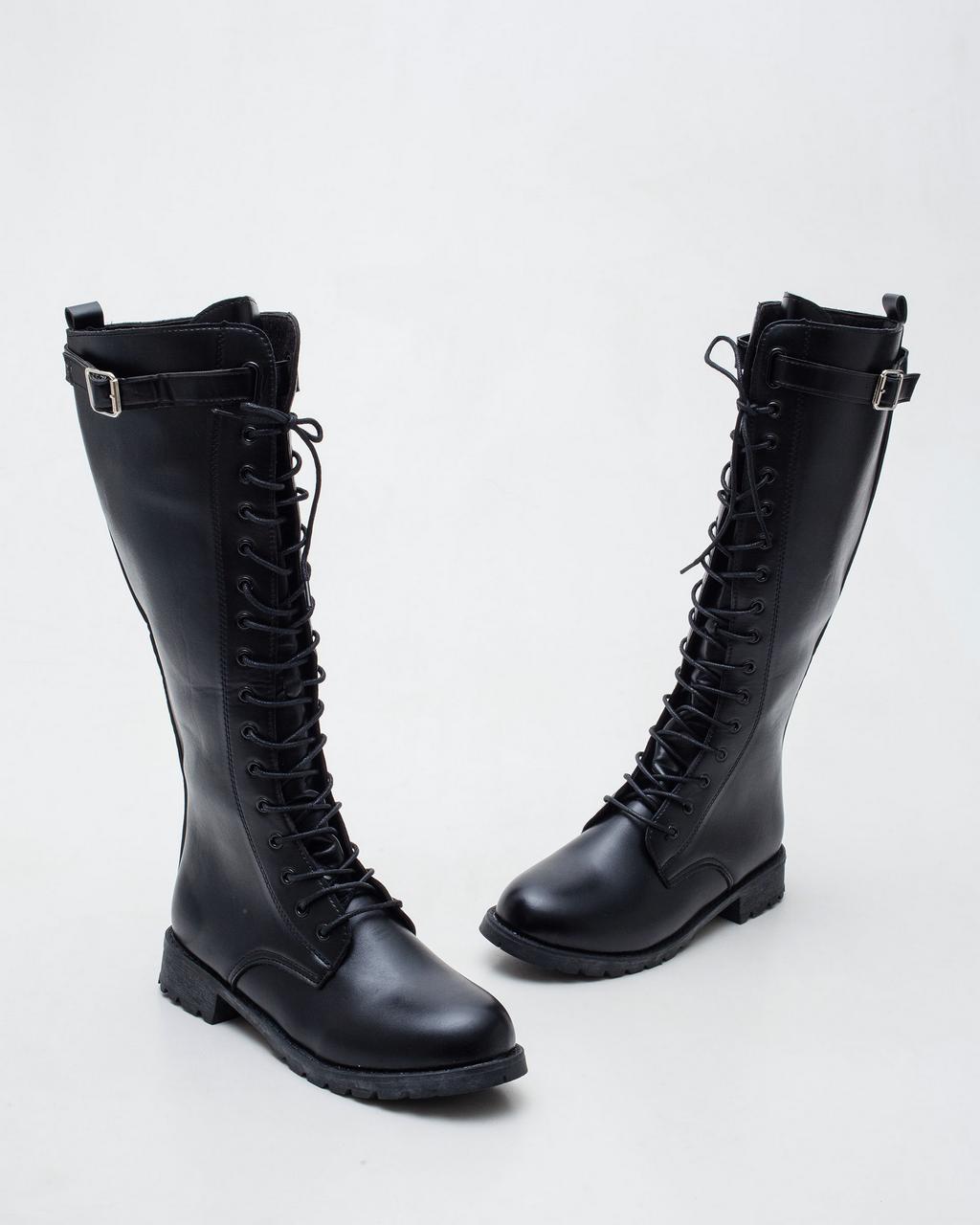버클 롱 워커 부츠