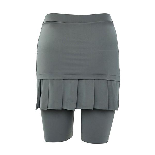 COOL PLEATS PANTS-GRAY