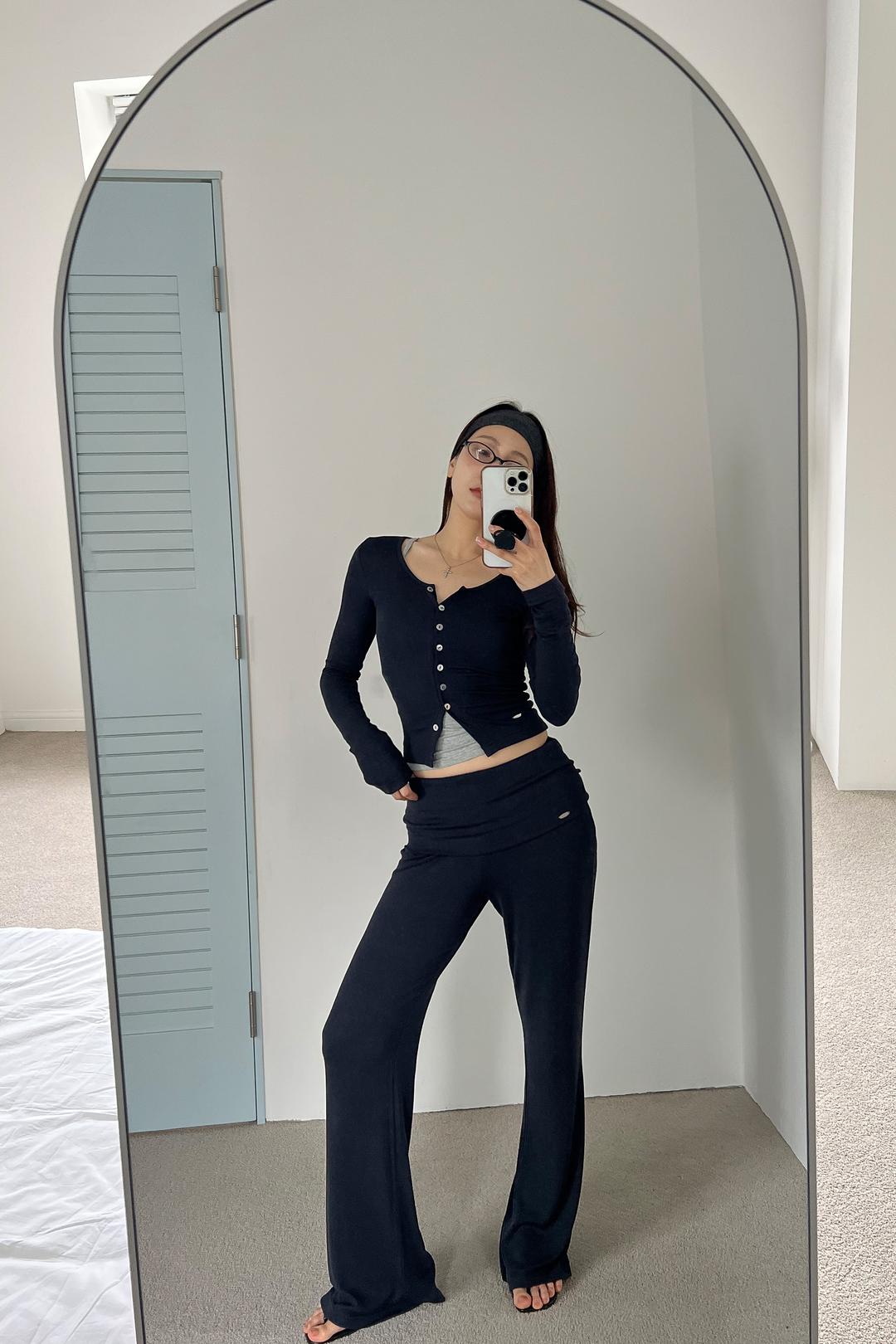 2nd/ Silken Air Cardigan (Charcoal)