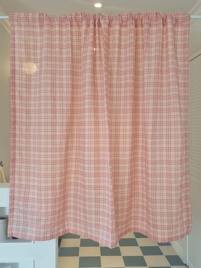 마시멜로우 커튼 2colors 핑크, 블루