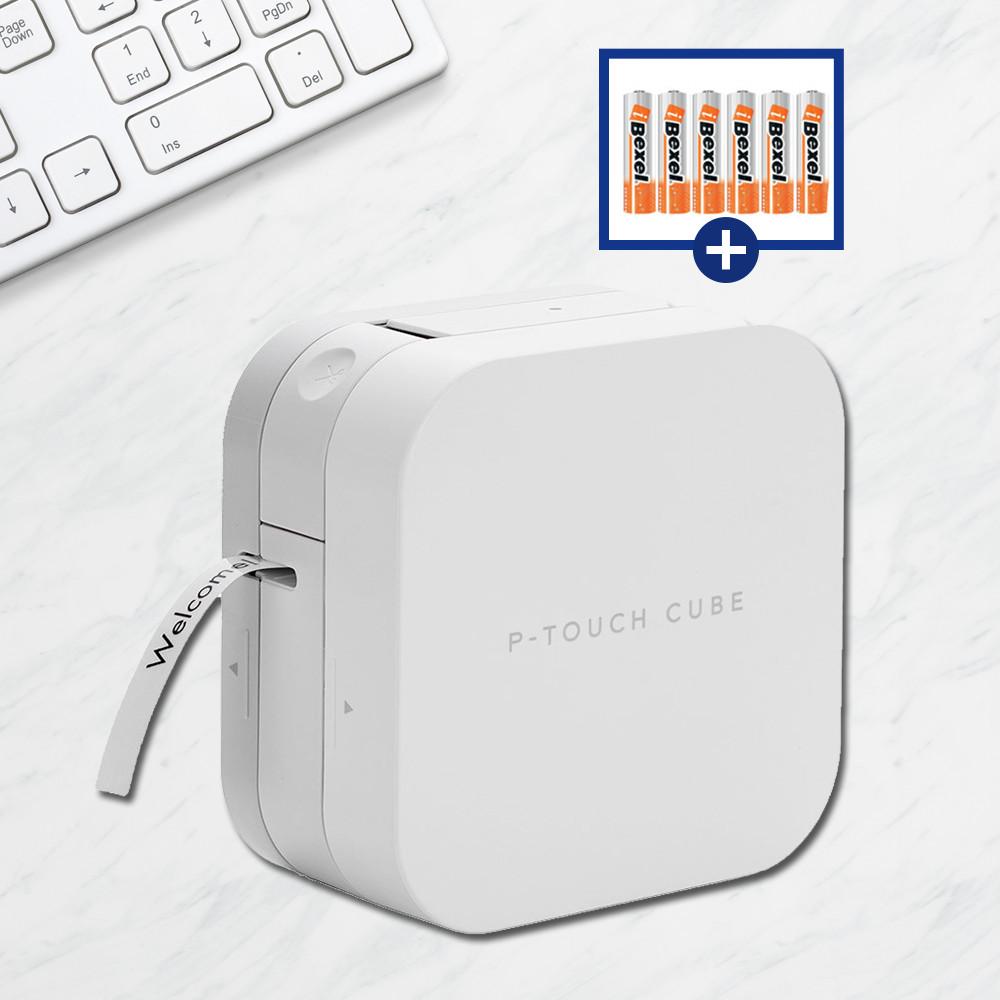 브라더 라벨기 이름 네임 스티커제작기계 블루투스 라벨링기 p300 화이트