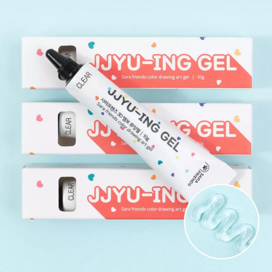 [사라프렌즈] 3D 엠보 쮸잉젤 클리어 10g {약 10g/1개입}