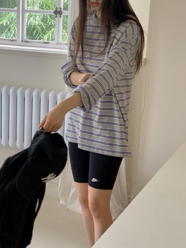 [그레이당일]라운드 럭비 긴팔 티셔츠(2color)