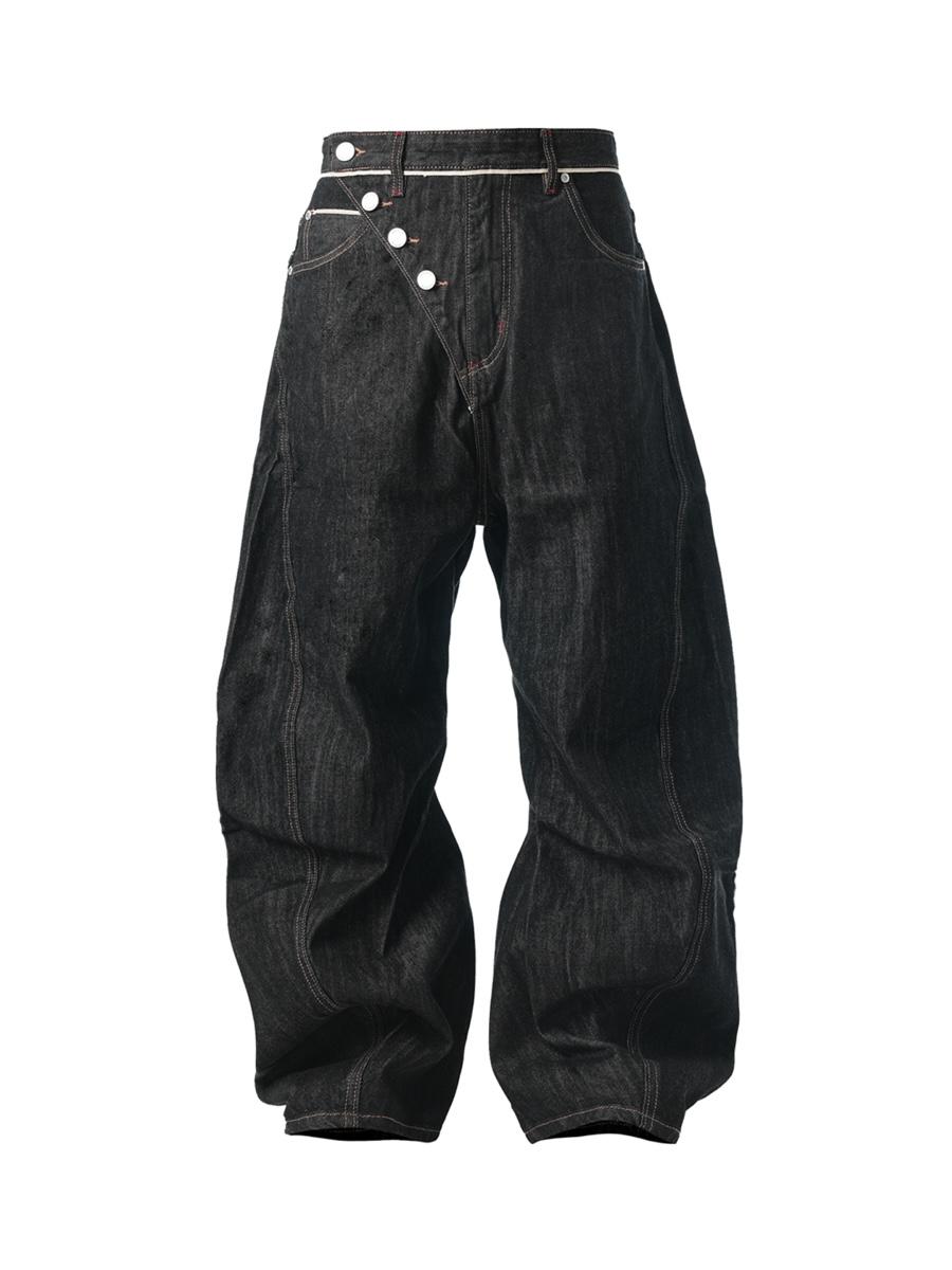 Oblique Curved Selvedge Jeans