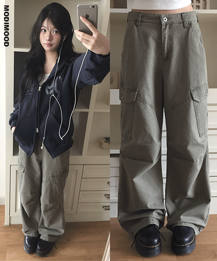 [겨울까지🖤/보슬한코튼원단/핏보장] 체이 피그먼트 워싱 카고 팬츠 - 3color