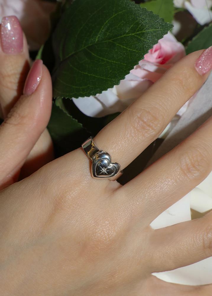 Love myself Star Ring ( Silver / Polished )