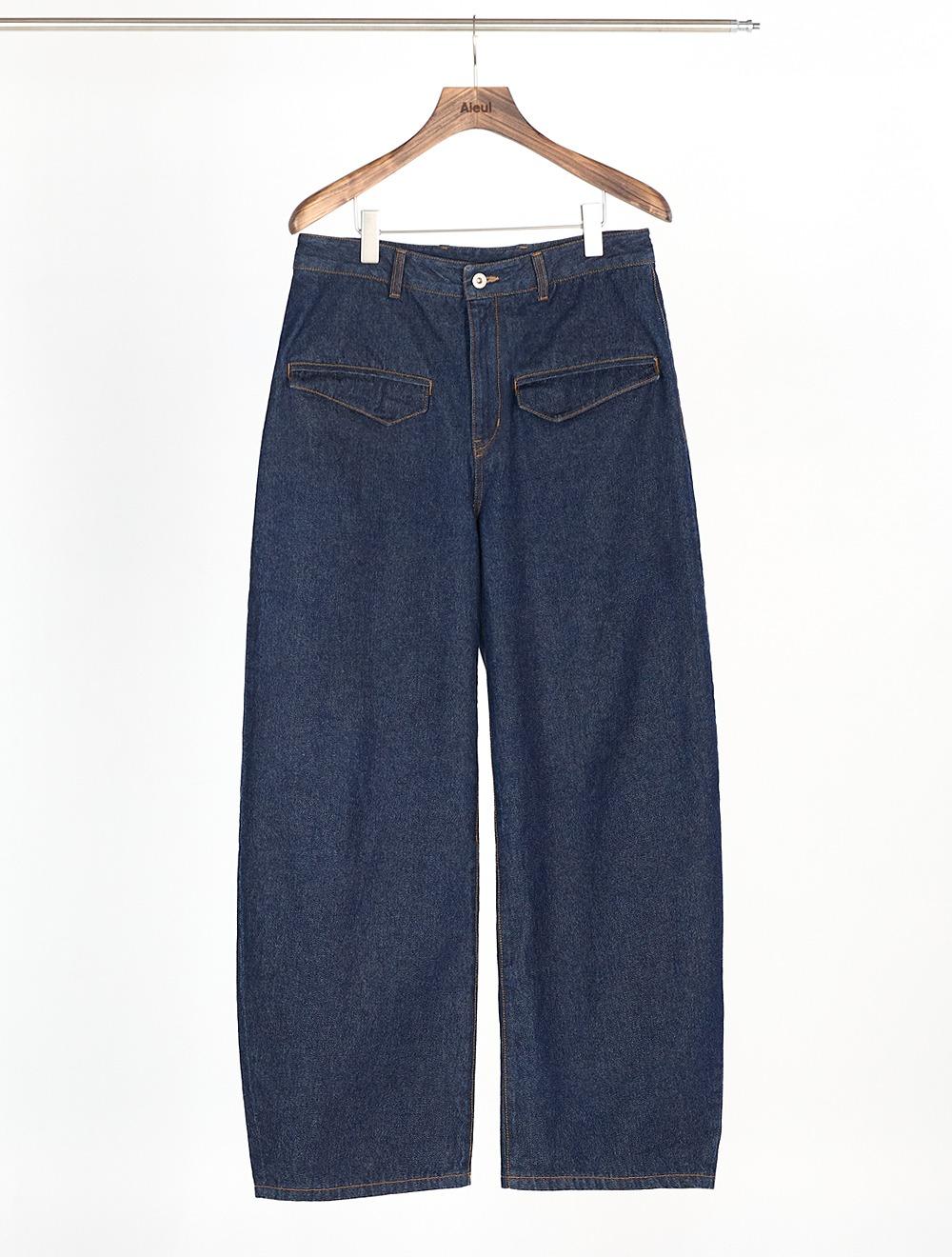 Curved Jeans_Indigo