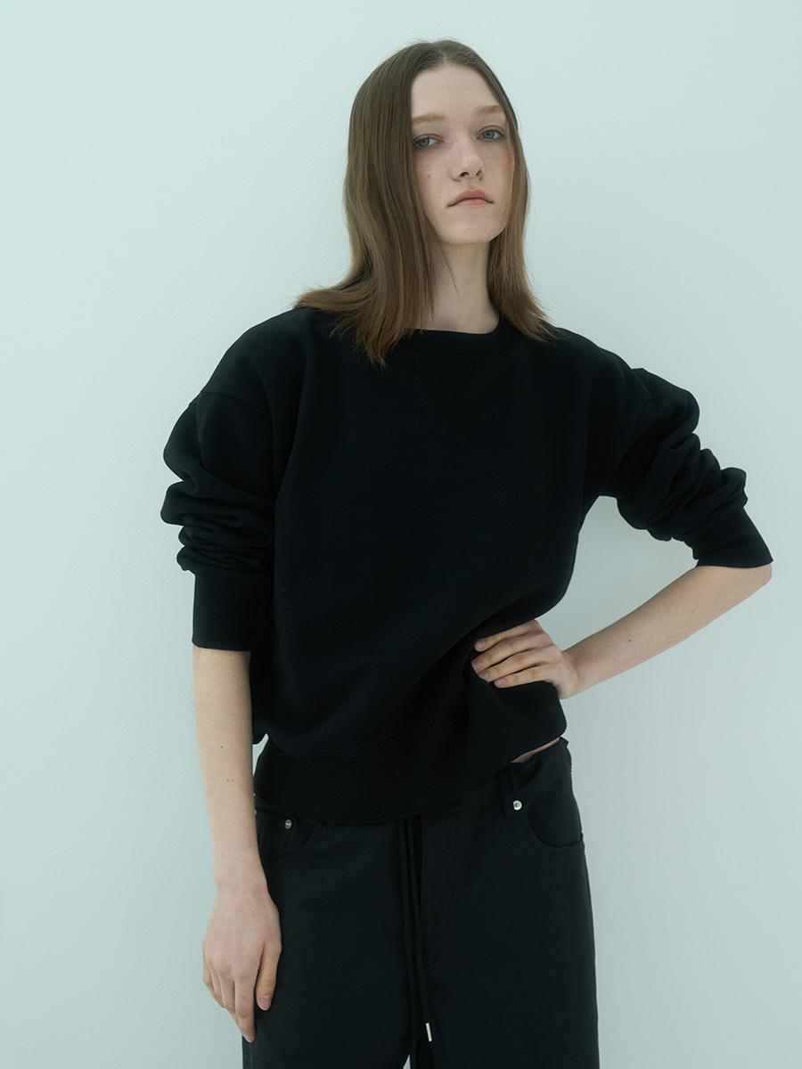 double v sweatshirt (black)