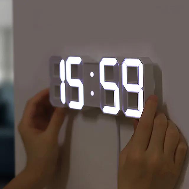 레벤데코 무소음 LED 벽시계 인테리어 디자인 탁상시계