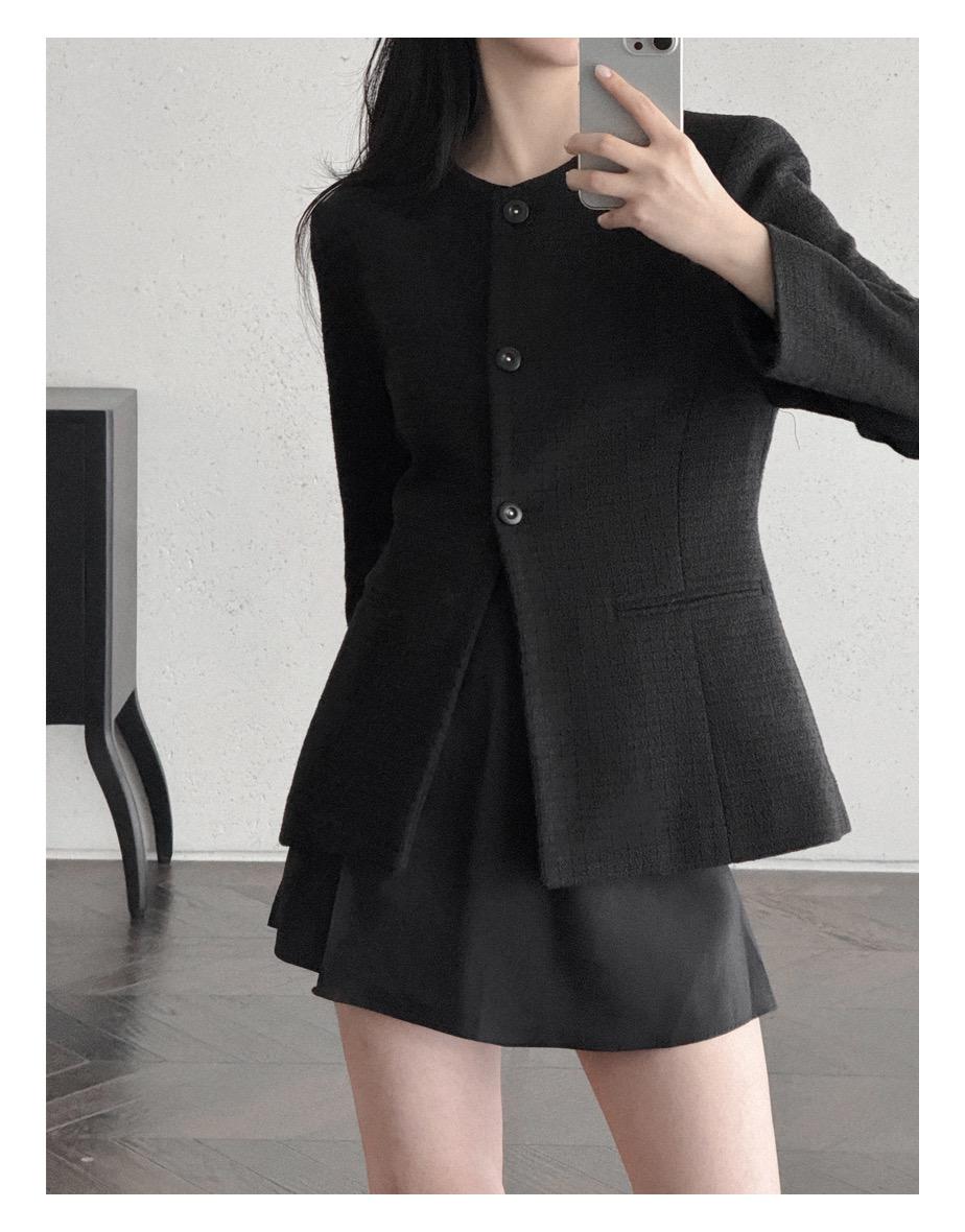 시에 트위드 자켓 [블랙]