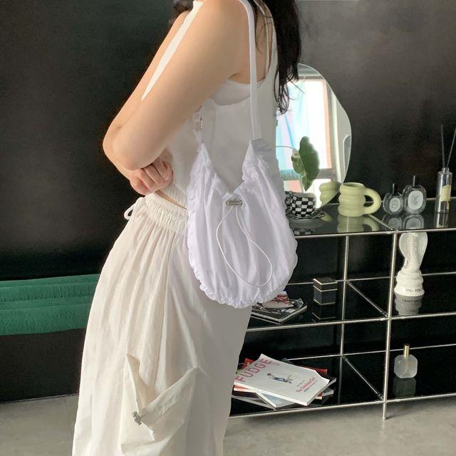 휘카 셔링 바스락 나일론 숄더 호보백 [4color] _디코럼