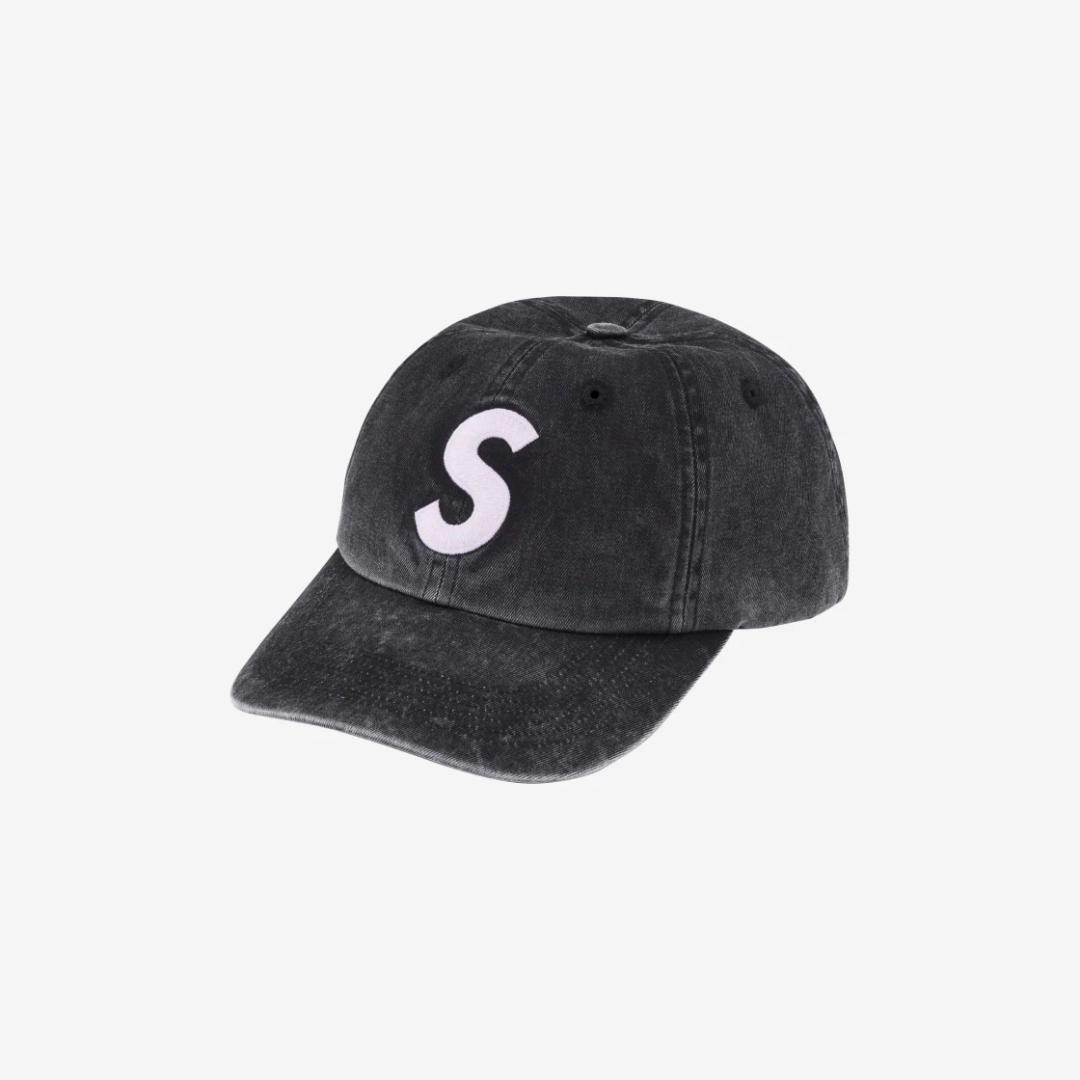 Supreme Pigment Print S Logo 6-Panel Black - 23FW