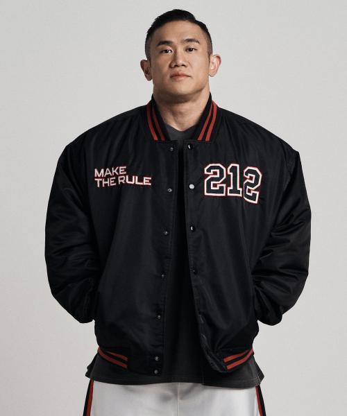 더매스 212 바시티 나일론 점퍼 (Black)