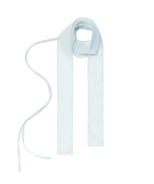 TCM layered chiffon scarf (sky blue)